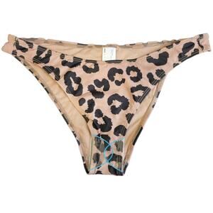 ASOS Design High Leg Hipster Bikini Bottom in Animal Print - NWT
